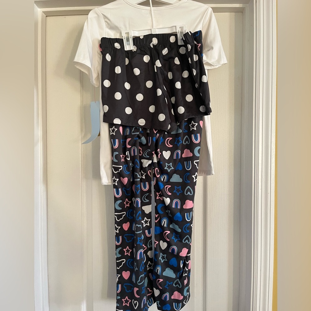 NWT Cat&Jack 3 Piece PJ Set Girls Size XL - Picture 2 of 2